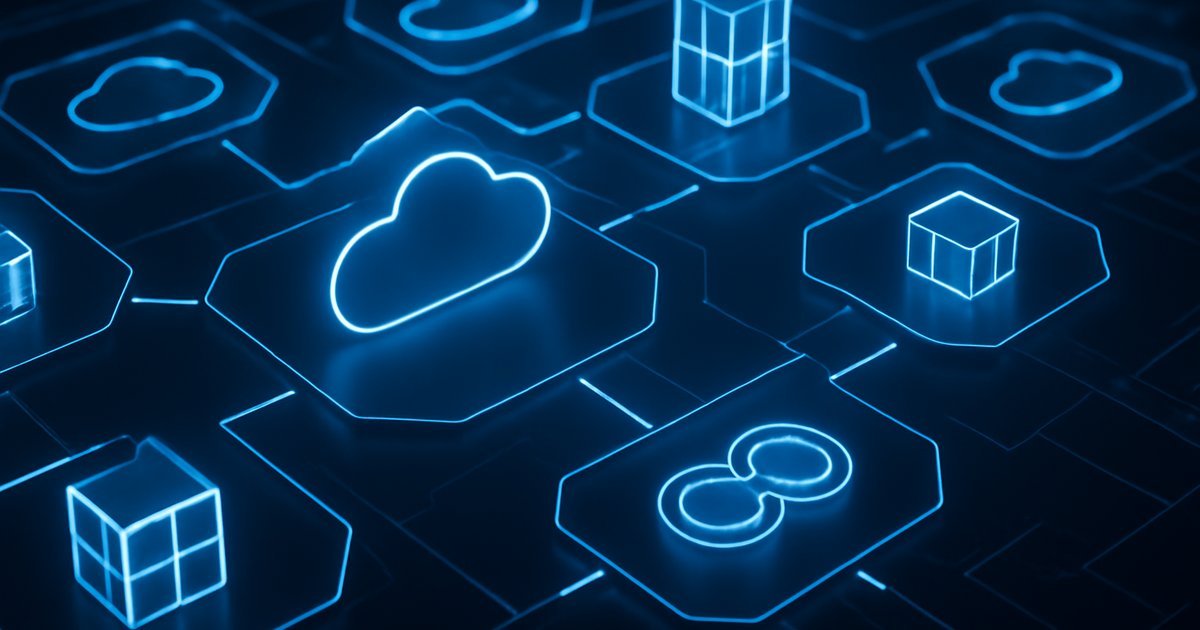 Cloud-native application development architecture diagram showing containers and microservices in 2026